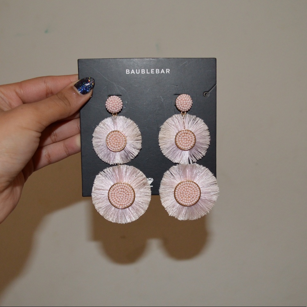 BaubleBar Light Pink Earrings